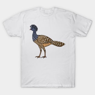 Great curassow bird cartoon illustration T-Shirt